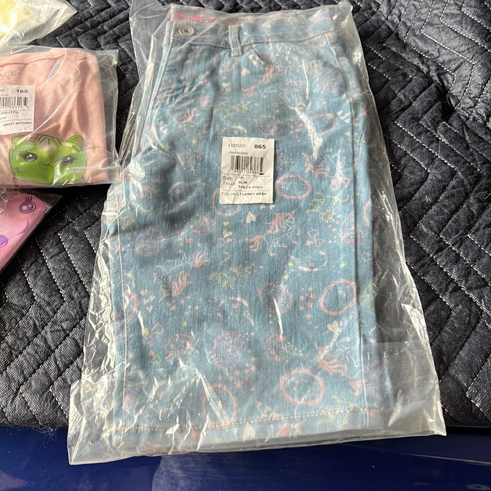 Pony jeans shorts kids size 16